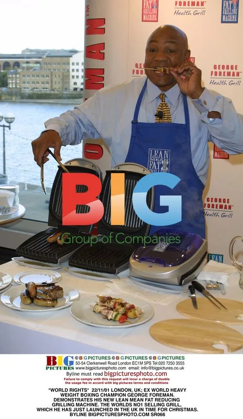 George Foreman Promotes New Grill