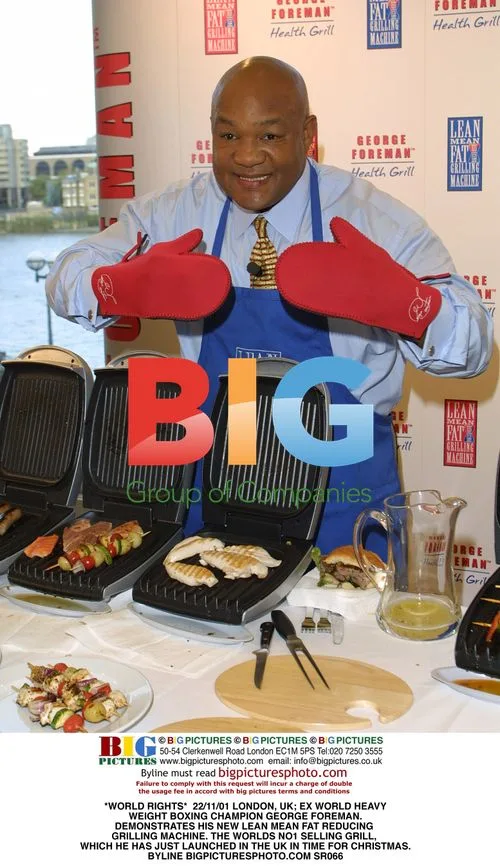 George Foreman Demonstrates Grill