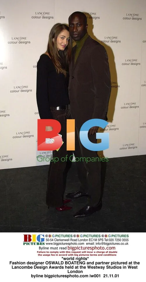 Ozwald Boateng and partner at Lancombe Design Awards