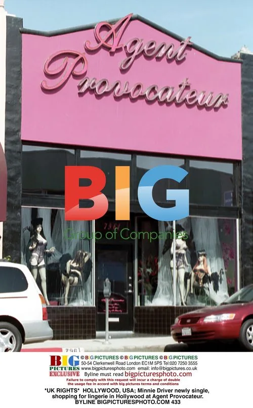 Minnie Driver Shopping for Lingerie