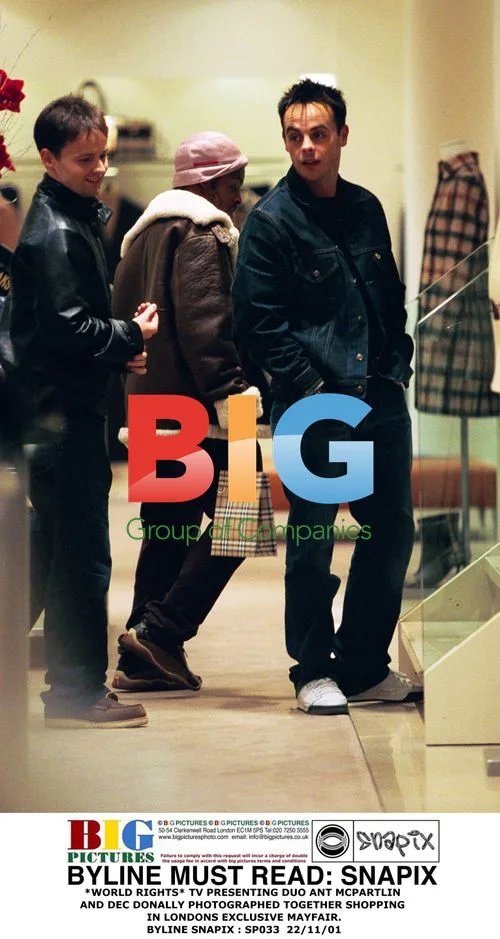Ant and Dec Shopping in Mayfair