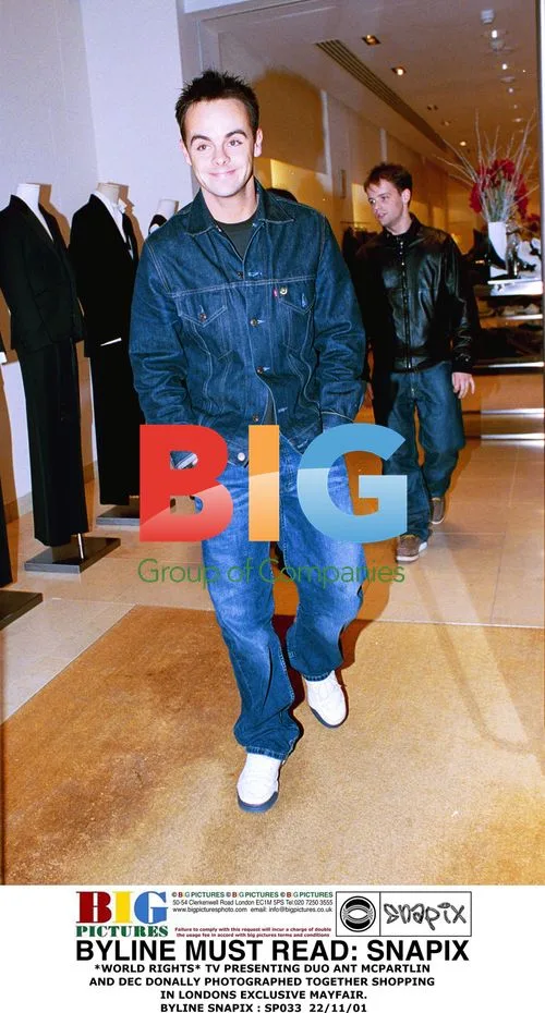 Ant and Dec Shopping in Mayfair