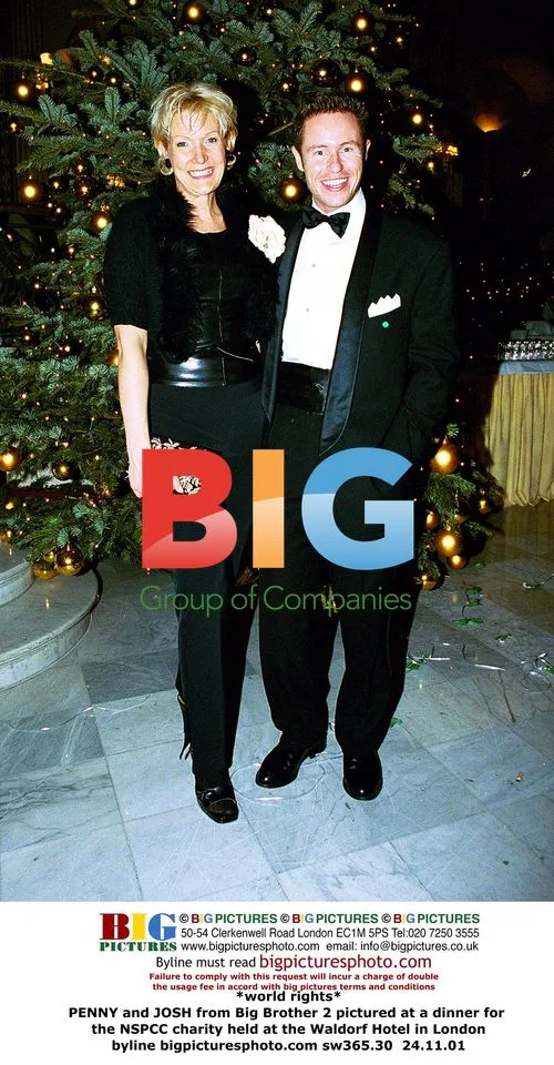 PENNY and JOSH from Big Brother 2 at NSPCC charity dinner