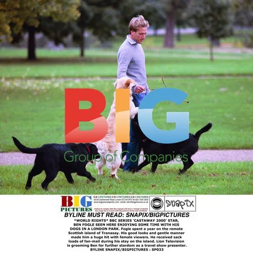 Ben Fogle with Dogs in London Park