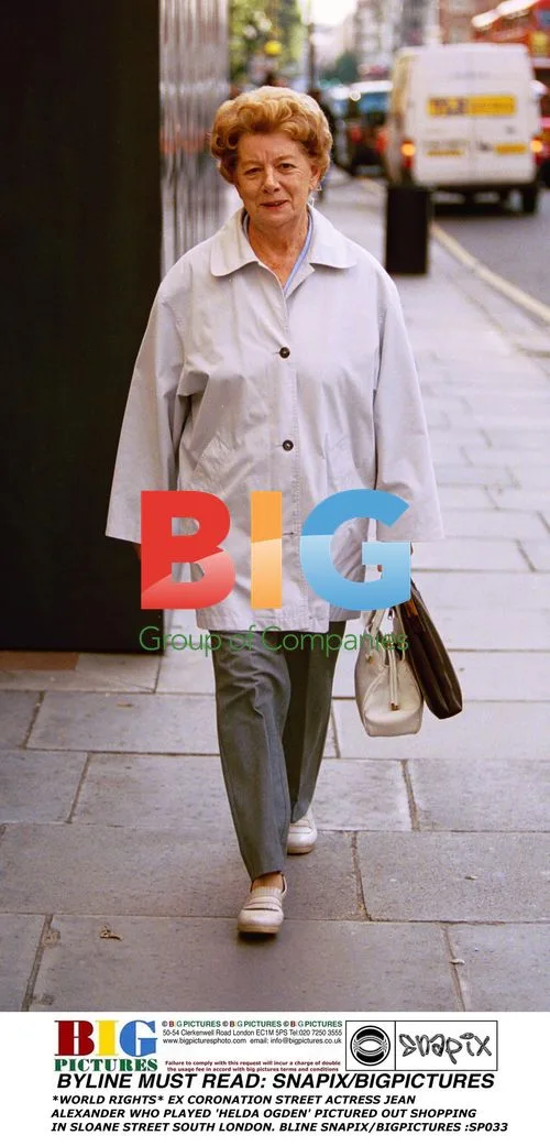 Jean Alexander out shopping in London