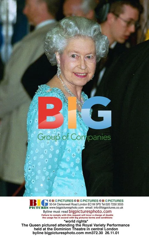 The Queen at the Royal Variety Performance