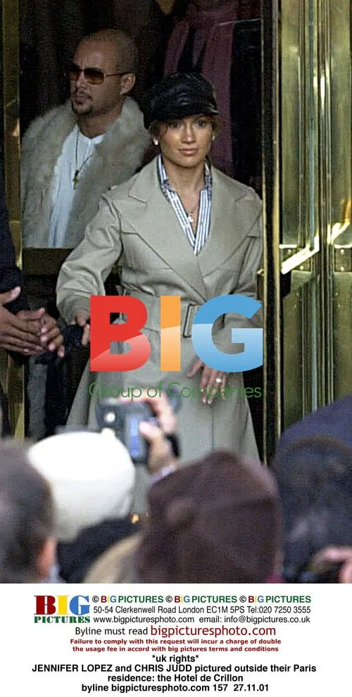 Jennifer Lopez and Chris Judd in Paris