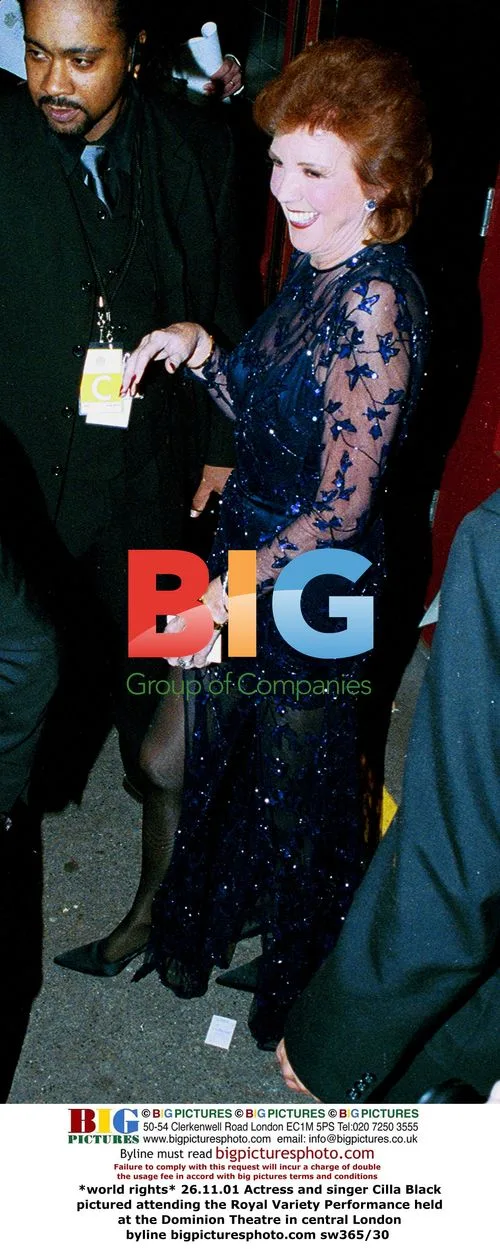 Cilla Black at Royal Variety Performance