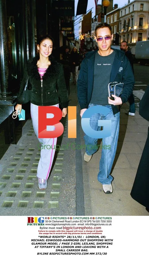 MICHAEL EDWOODS-HAMMOND and LEILANI shopping at Tiffany's