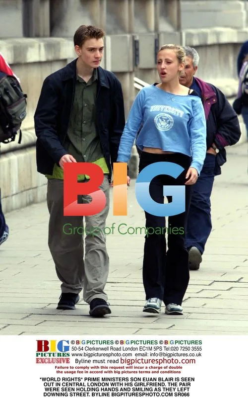 Euan Blair and Girlfriend Out in London