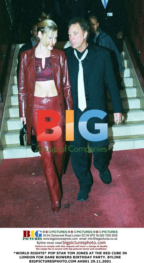 Tom Jones at Dane Bowers" Birthday Party