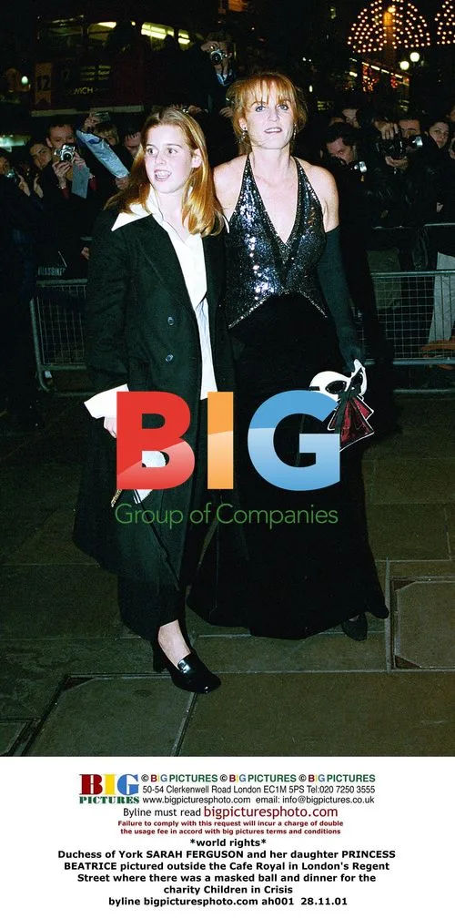 Duchess of York and Princess Beatrice at Charity Gala