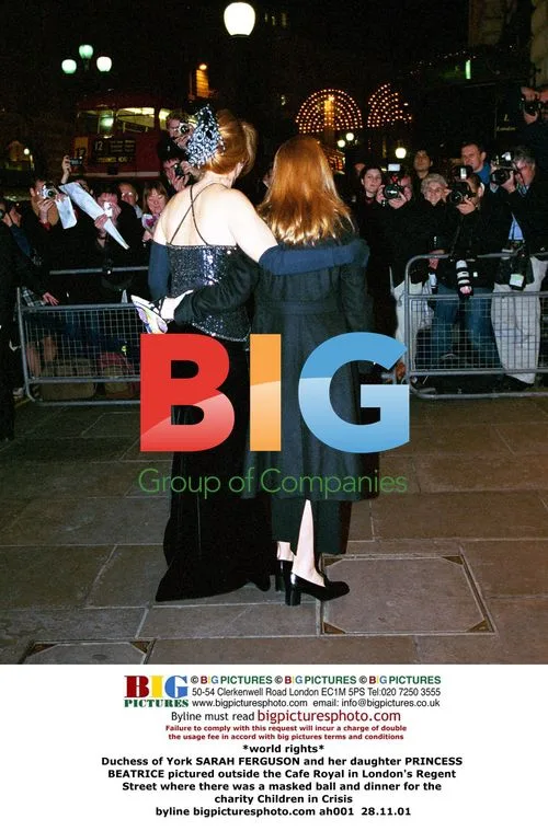 Duchess of York and Princess Beatrice at Masked Ball