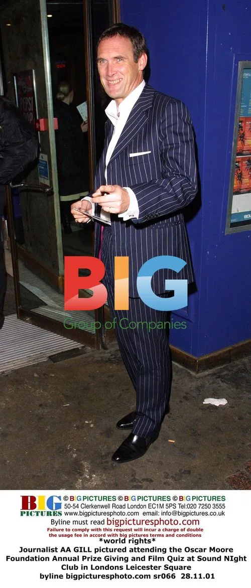 AA Gill at Oscar Moore Foundation Event