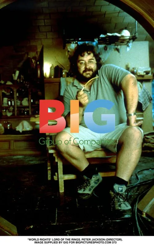 Peter Jackson on the set of Lord of the Rings