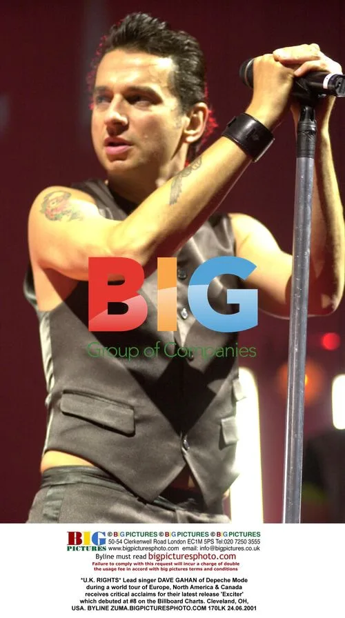 Dave Gahan of Depeche Mode on Tour