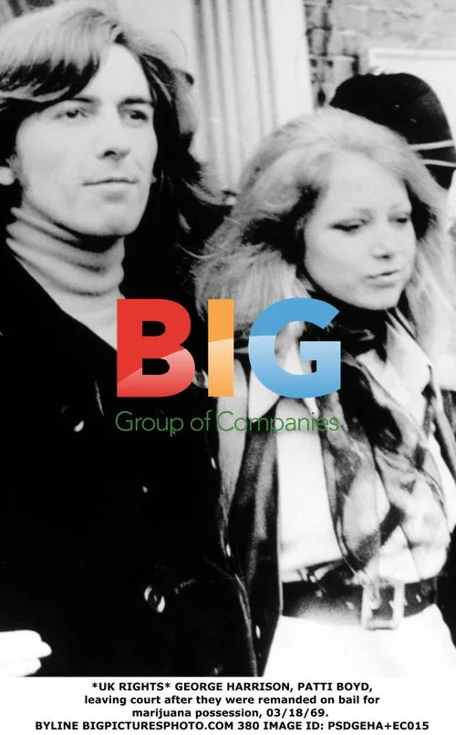 George Harrison and Patti Boyd Leave Court