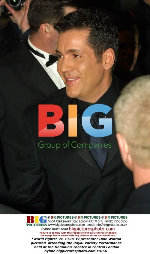 Dale Winton at Royal Variety Performance