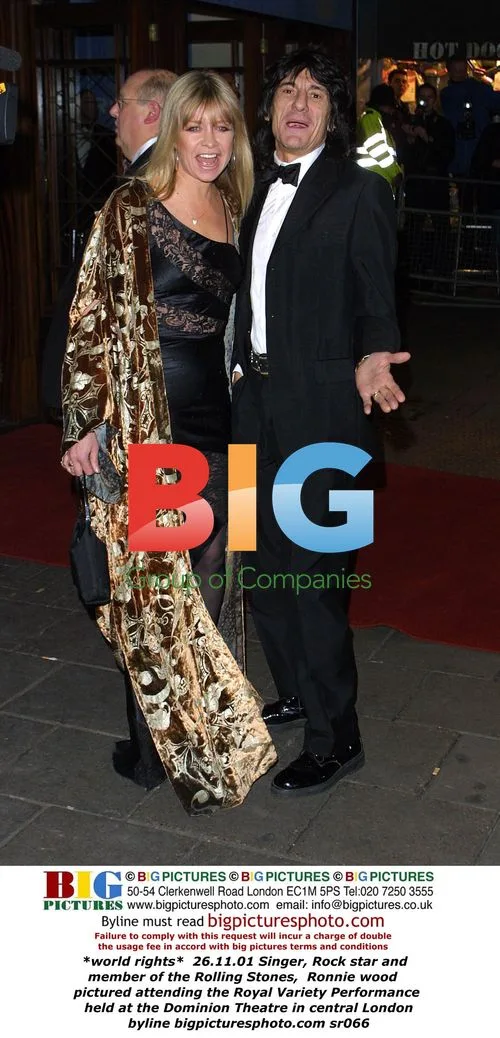 Ronnie Wood Attends Royal Variety Performance