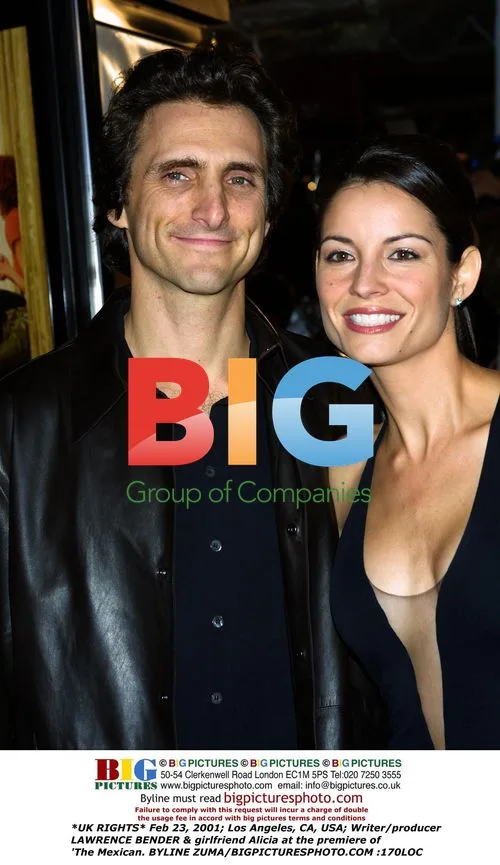 Writer/producer LAWRENCE BENDER & girlfriend Alicia at 'The Mexican' premiere