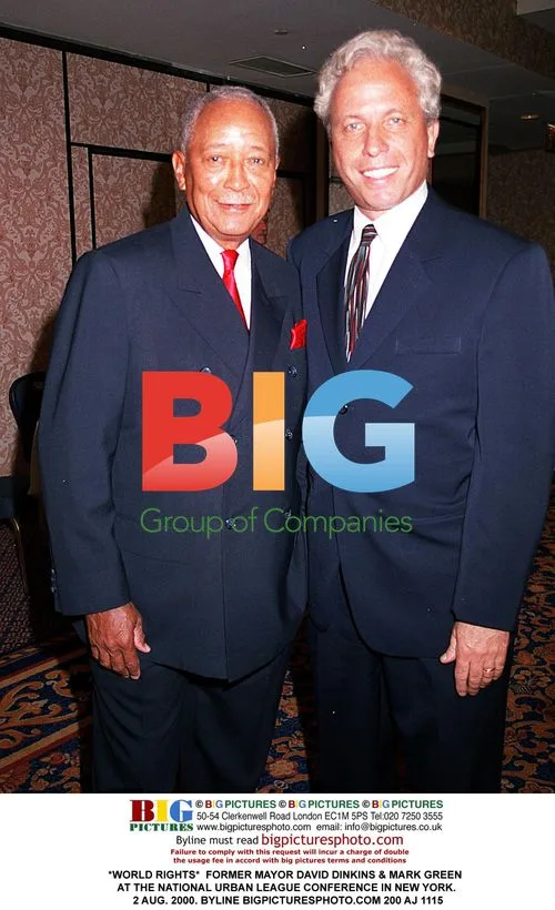 Former Mayor David Dinkins & Mark Green at Urban League