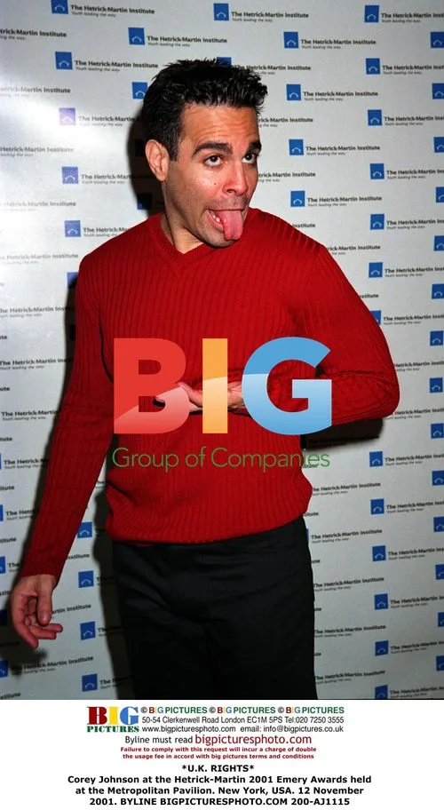 Corey Johnson at 2001 Emery Awards in New York