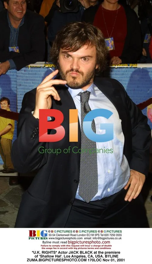 JACK BLACK at 'Shallow Hal' premiere