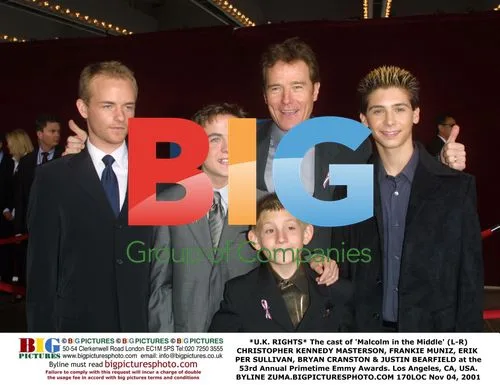 Cast of "Malcolm in the Middle" at 53rd Emmy Awards
