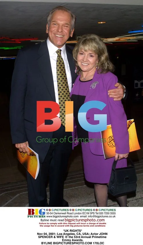 John Spencer & Wife at 53rd Primetime Emmys