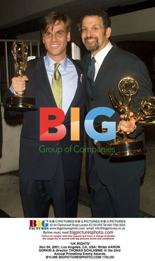 Aaron Sorkin & Thomas Schlamme at 53rd Primetime Emmys