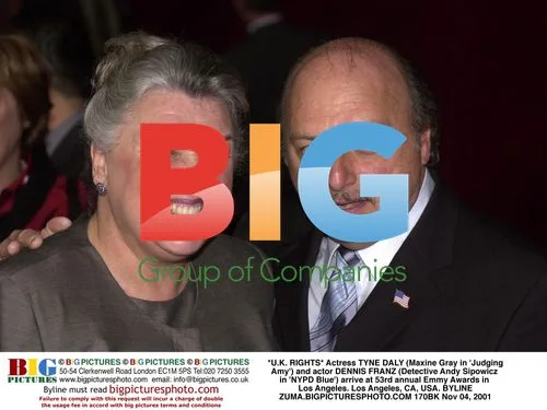 Tyne Daly and Dennis Franz at 53rd Emmy Awards