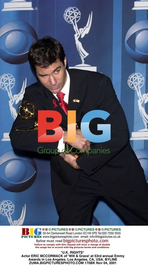 ERIC MCCORMACK at 53rd Emmy Awards