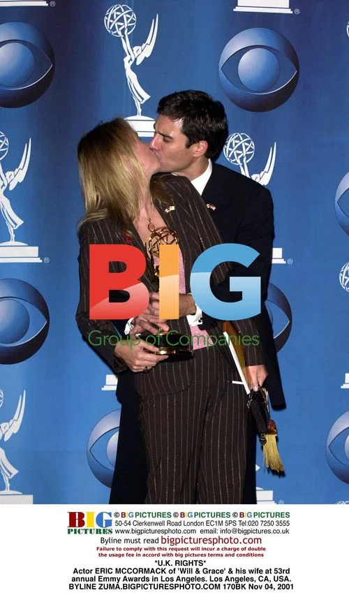 Eric McCormack at 53rd Emmy Awards