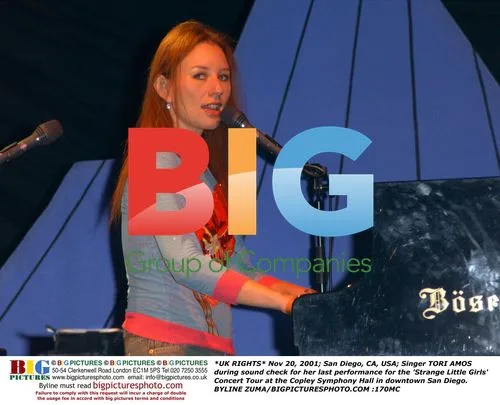 Tori Amos during sound check