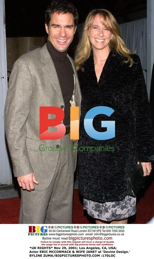 Eric McCormack & Wife Janet at 'Devine Design'
