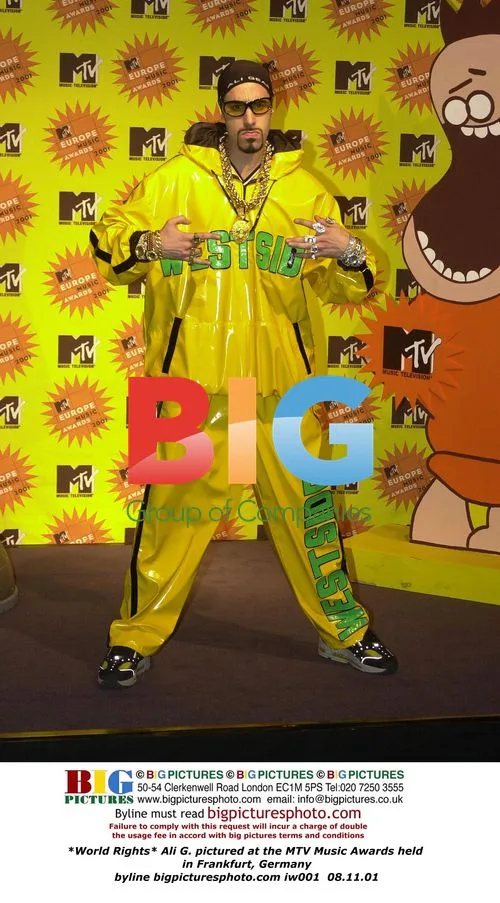 Ali G. at the 2001 MTV Music Awards in Frankfurt