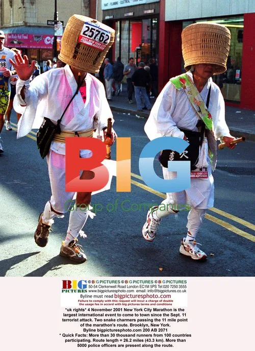 NYC Marathon Costumed Runners
