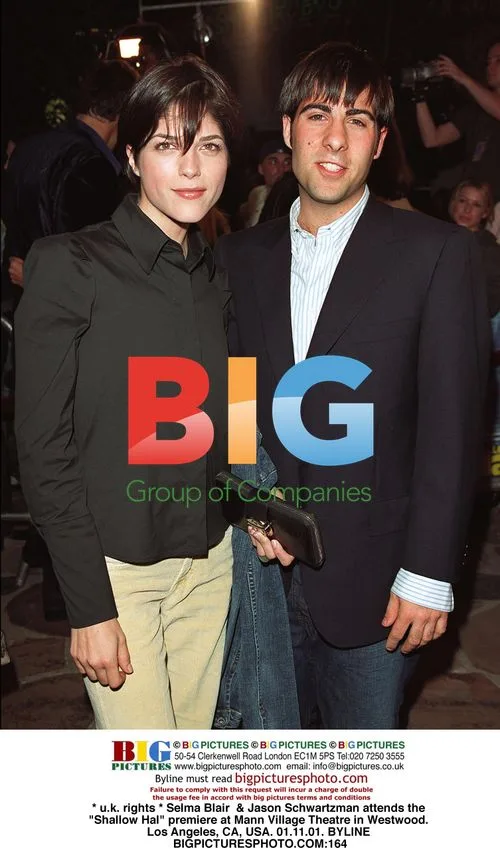 Selma Blair & Jason Schwartzman at "Shallow Hal" Premiere