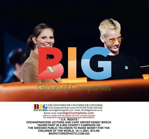 Crown Princess Victoria and Kenny Brck in Charity Campaign
