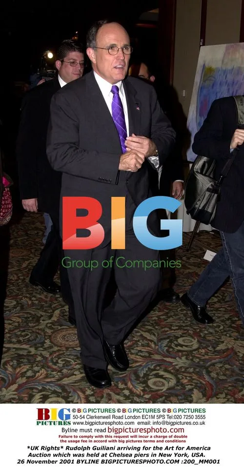 Rudolph Guiliani at Art for America Auction