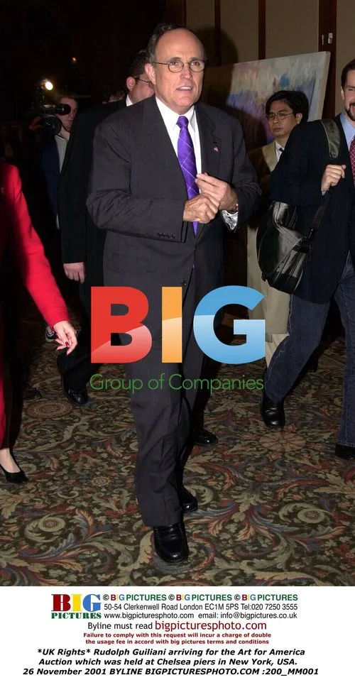 Rudolph Guiliani at Art for America Auction