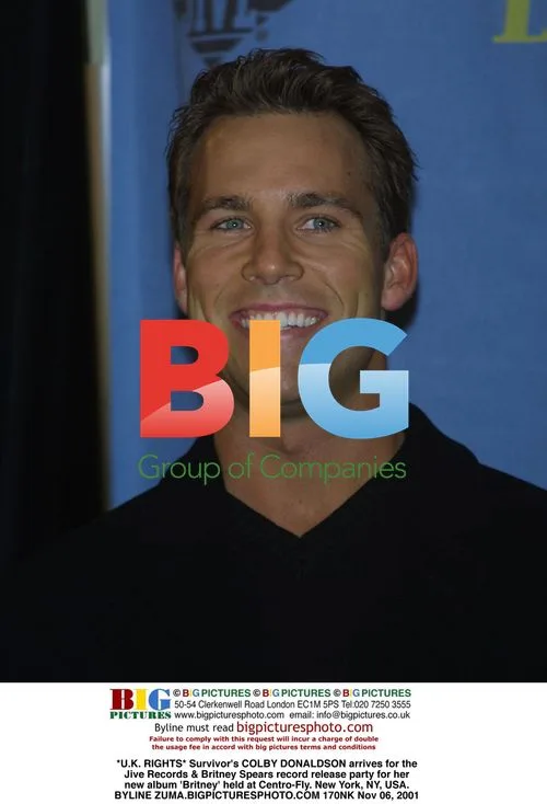 Colby Donaldson at Britney Spears record release party