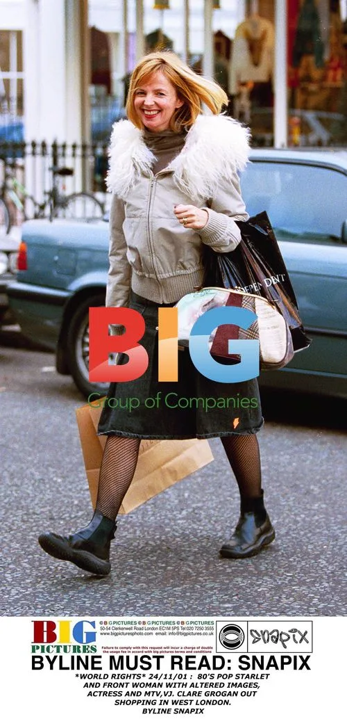 Clare Grogan Shopping in West London