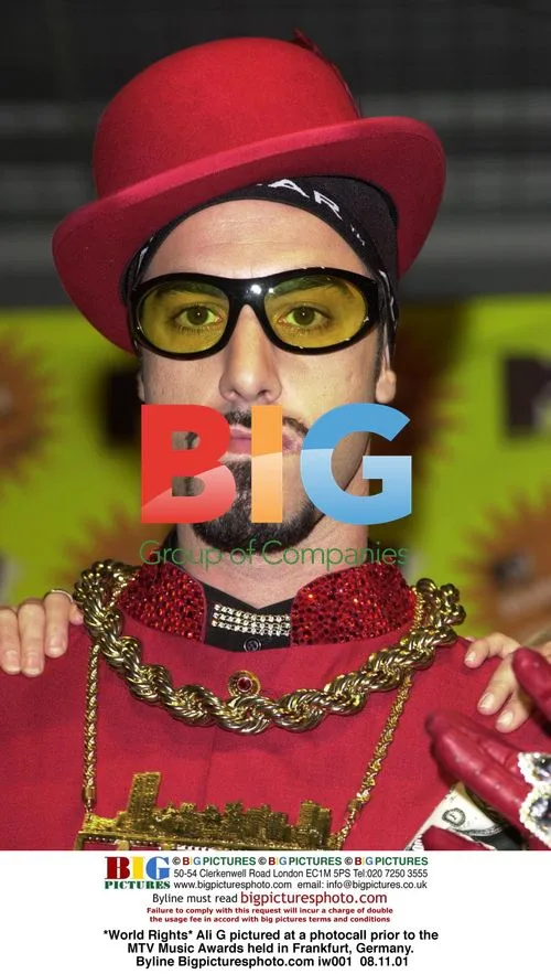Ali G at MTV Music Awards Photocall