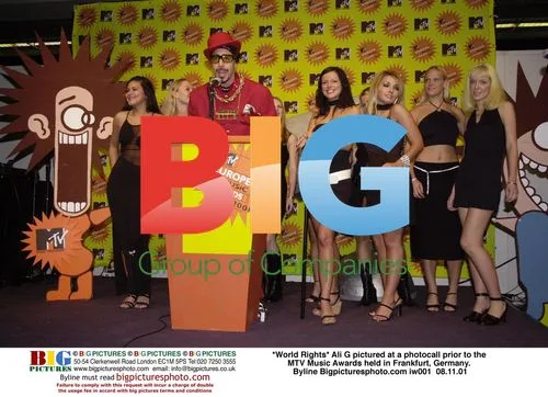 Ali G at 2001 MTV Awards in Frankfurt