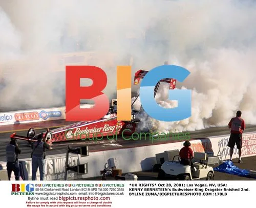 Kenny Bernstein's Budweiser Dragster Finishes 2nd