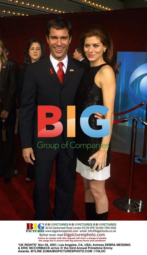Debra Messing & Eric McCormack at 2001 Emmy Awards