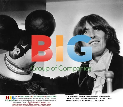 George Harrison with Blue Meanie, 1968