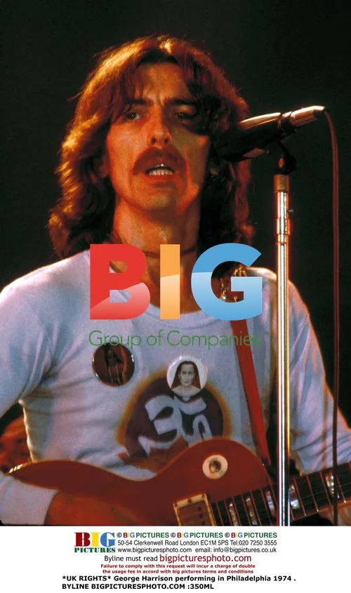 George Harrison Performing in 1974