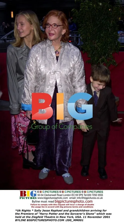 Sally Jesse Raphael and grandchildren at 'Harry Potter' premiere